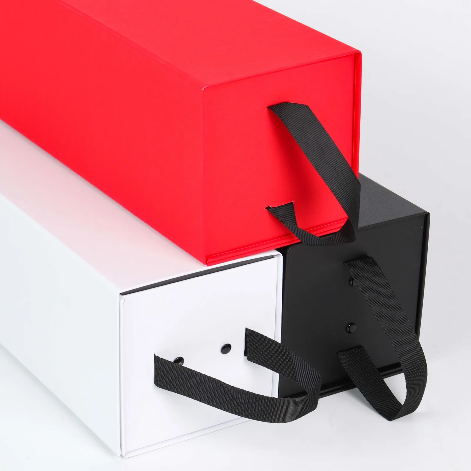 Single-Bottle Foldable Cardboard Wine Gift Box