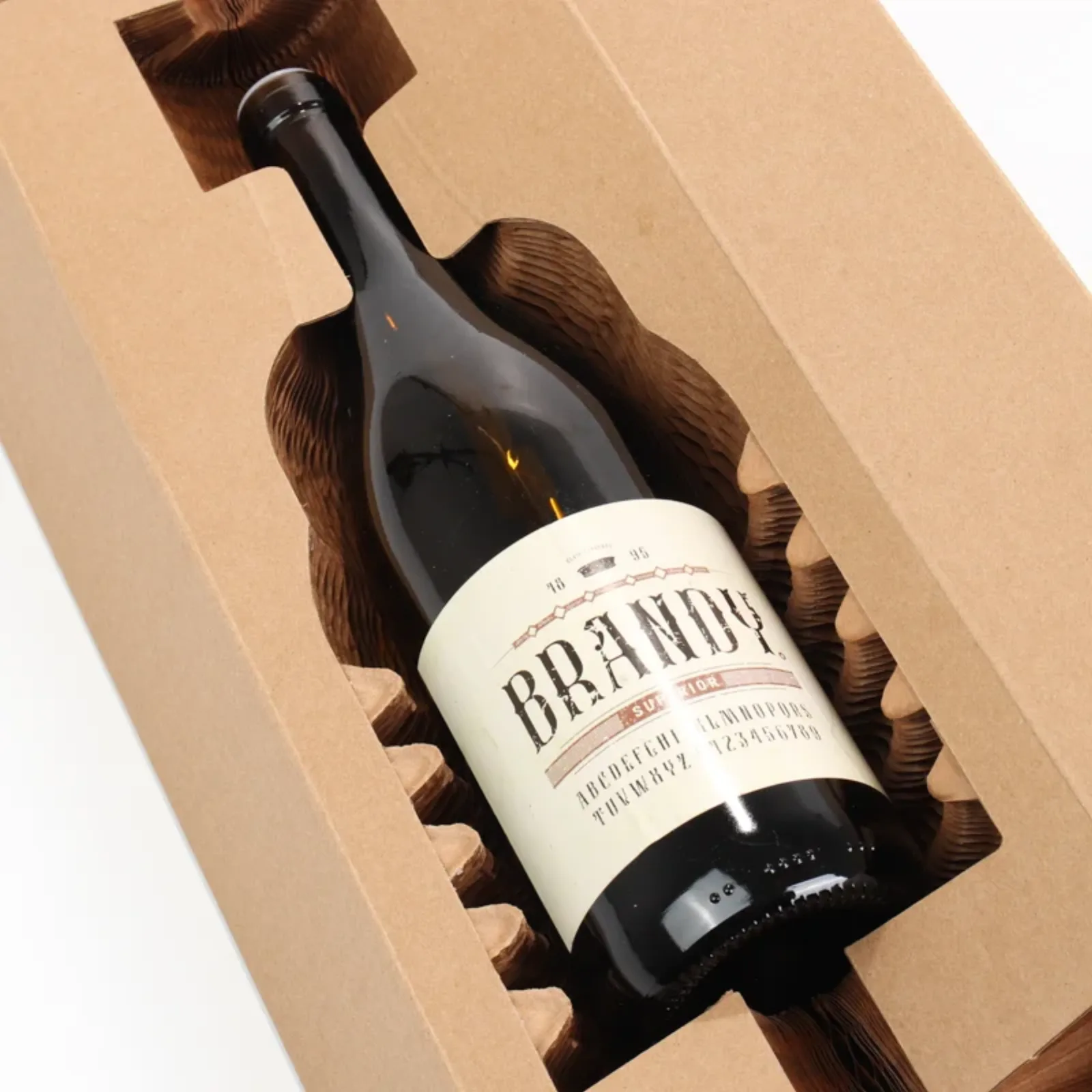 Honeycomb Single-Bottle Corrugated Wine Box
