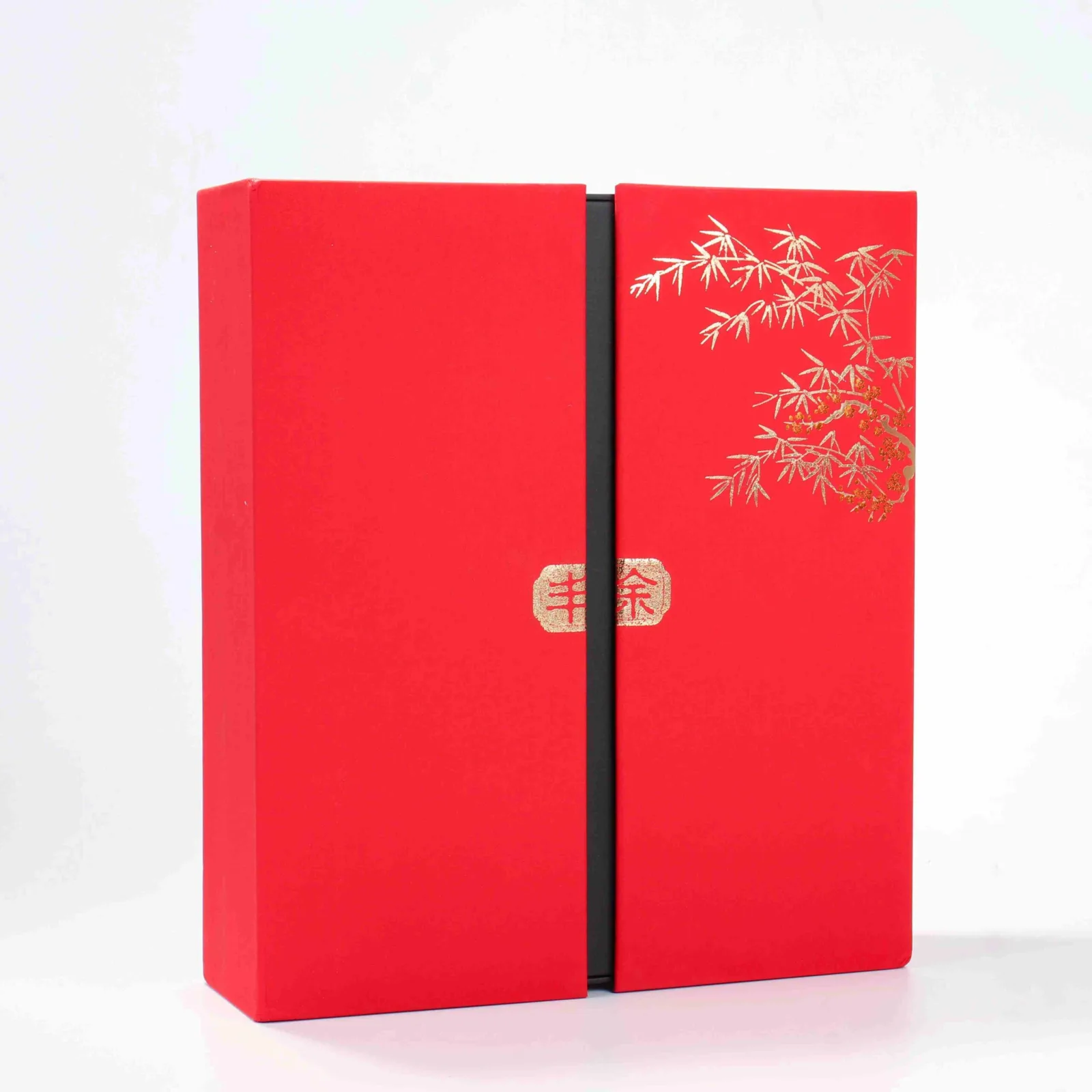 Two-Bottle Red Wine Gift Box with Bag
