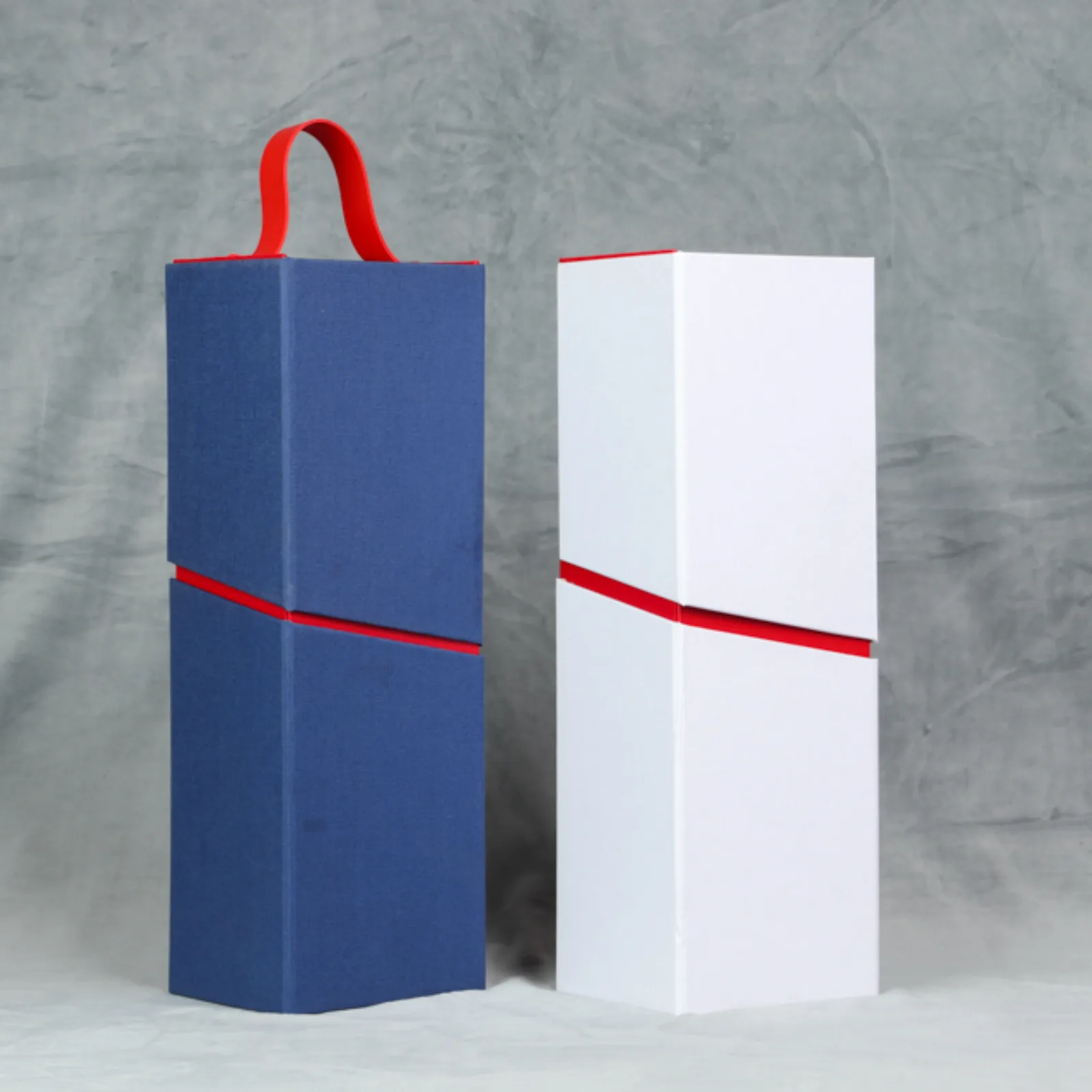 Foldable Magnetic Wine Gift Box for Single Bottle 5