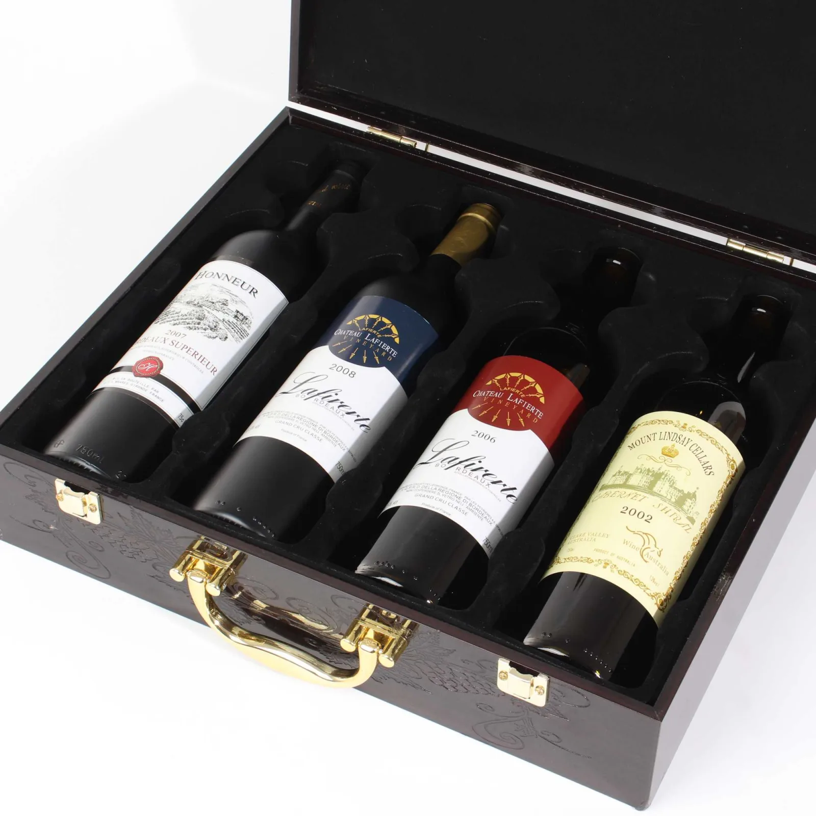 Luxury Wooden Wine Box with High Gloss Lacquer Finish 2