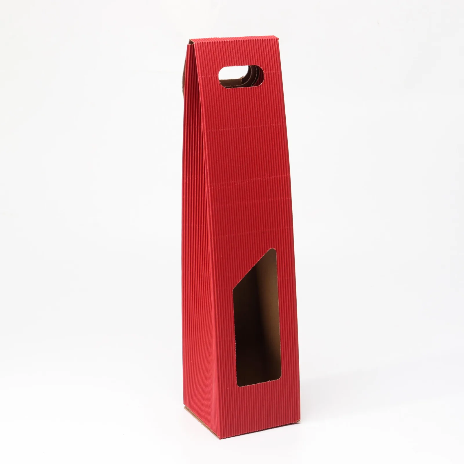 Recyclable Wine Shipping Boxes with Handle, 1-3 Bottles 3